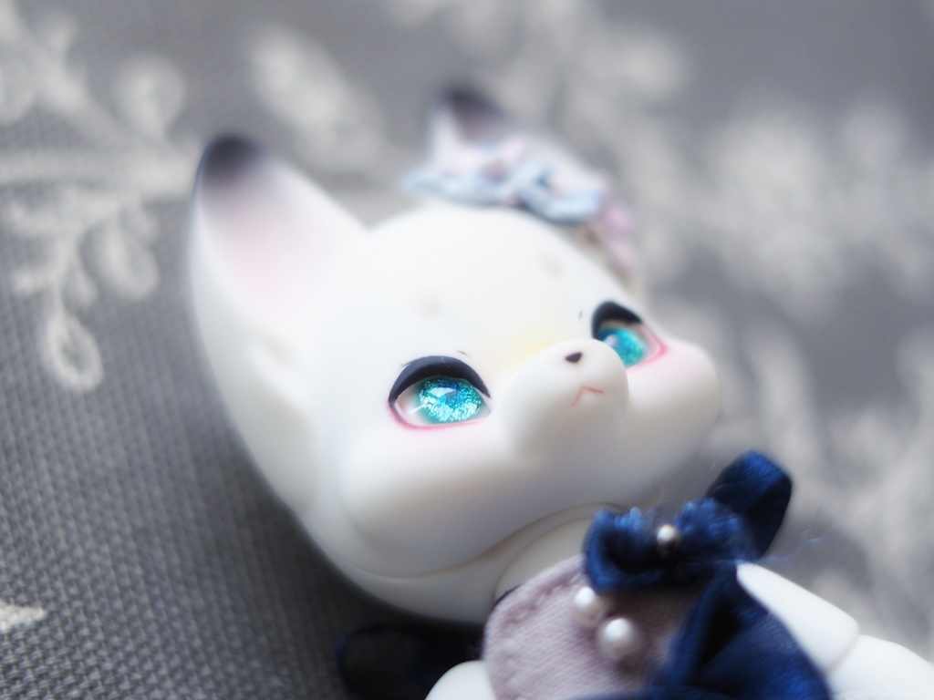 10mm/6.5mm ブルーグリーン系水彩タイプ 七宝グラスアイ 七宝焼きドールアイ