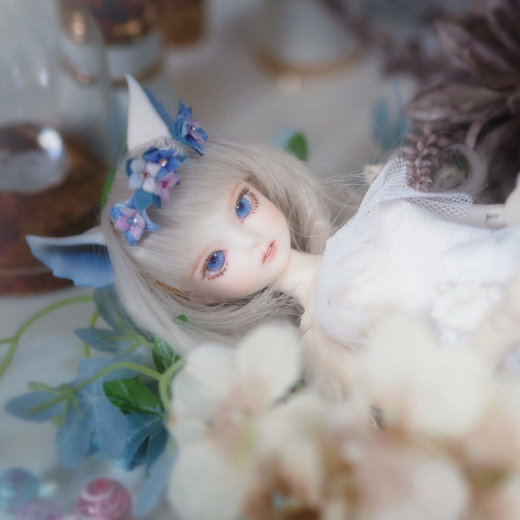 10mm/5.5mm パープル系水彩タイプ 七宝グラスアイ 七宝焼きドールアイ