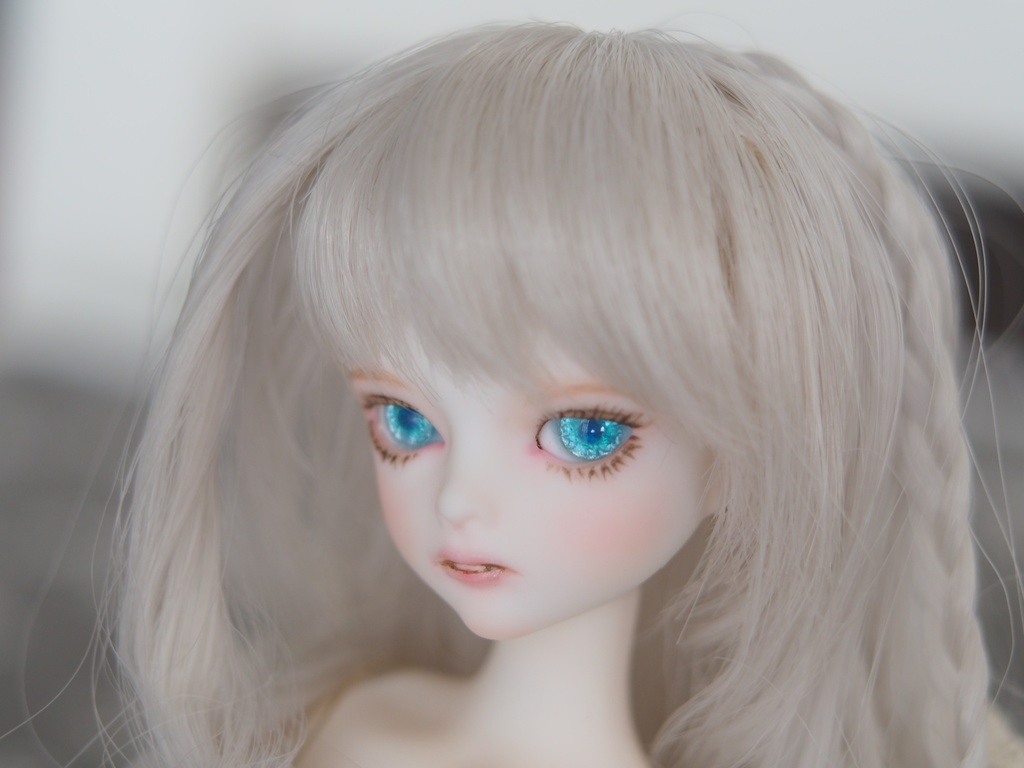 8mm/5.5mm ブルーグリーン系水彩タイプ 七宝グラスアイ 七宝焼きドールアイ