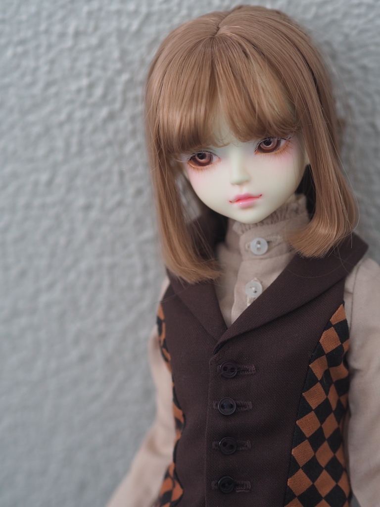15mm/9mm カッパータイプ 極淡青紫 七宝グラスアイ 七宝焼きドールアイ