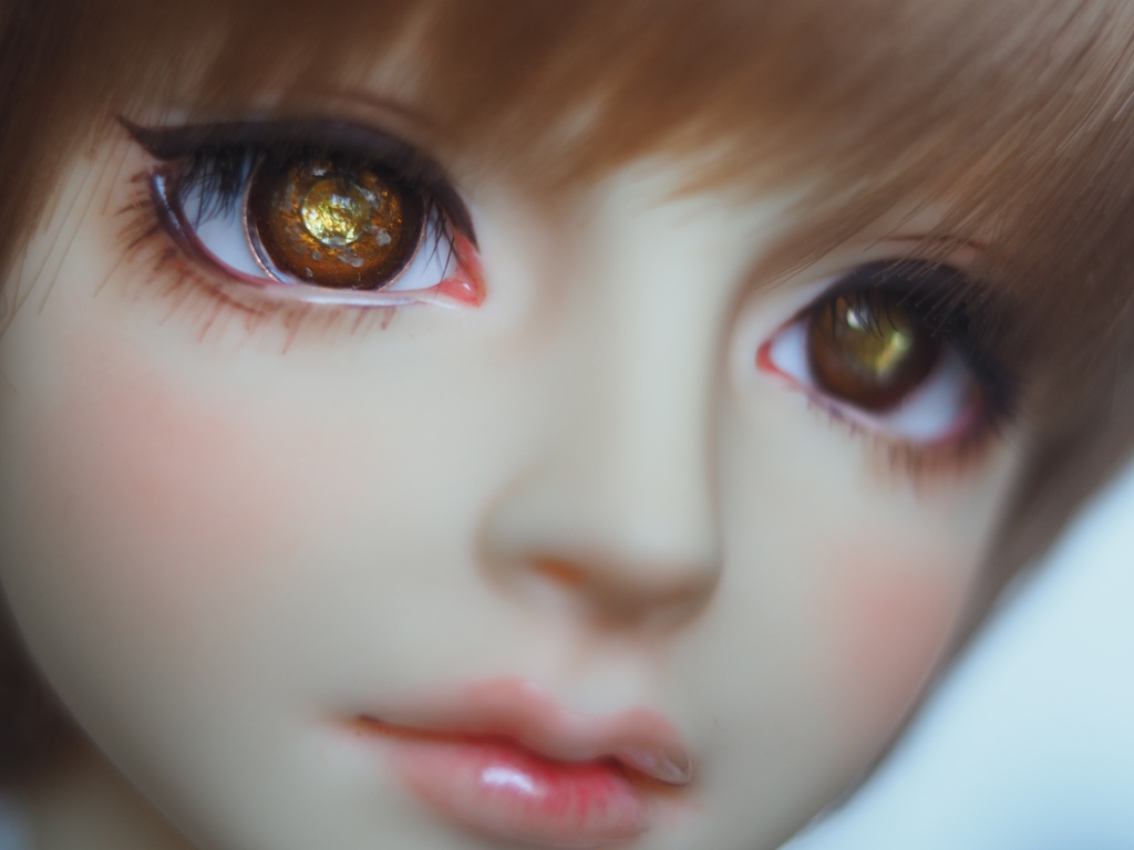 【2色】18mm/9mm 瞳孔銀箔+雲母入りカッパータイプ 七宝グラスアイ 七宝焼きドールアイ