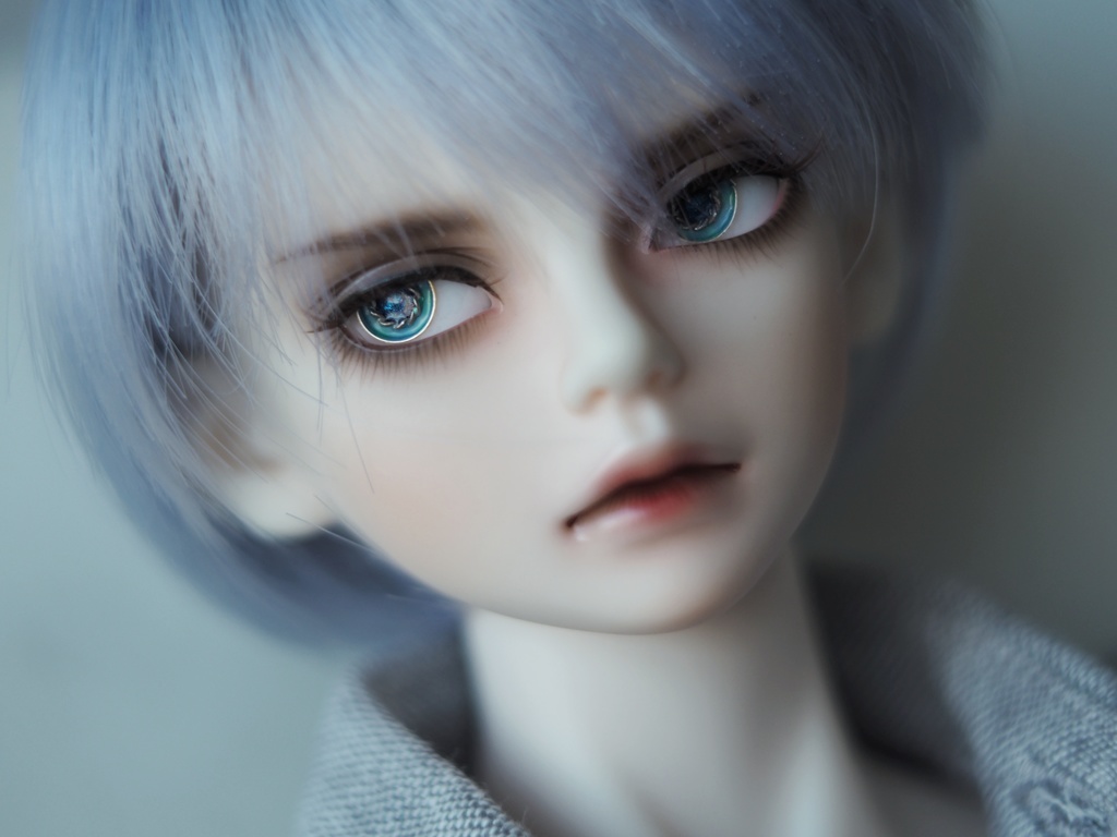 12mm/5.5mm 小虹彩ブルー×グリーンジェムタイプ 七宝グラスアイ 七宝焼きドールアイ