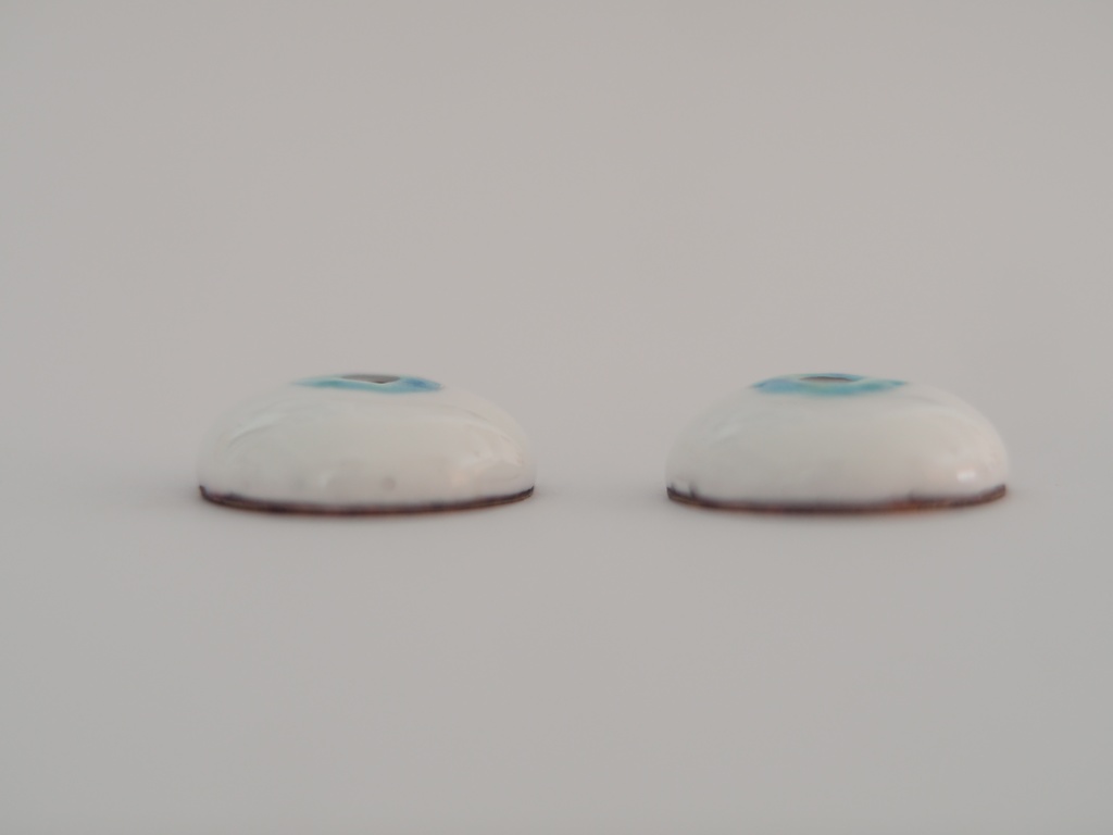18mm/9mm 水色系水彩タイプ 七宝グラスアイ