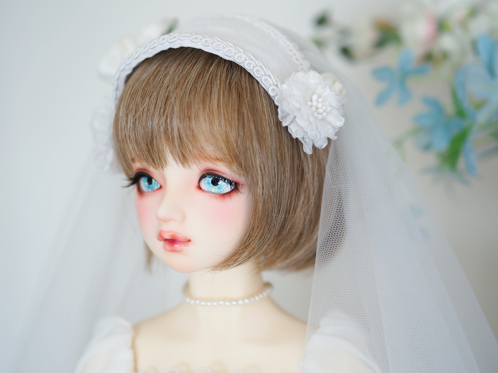18mm/9mm 水色系水彩タイプ 七宝グラスアイ