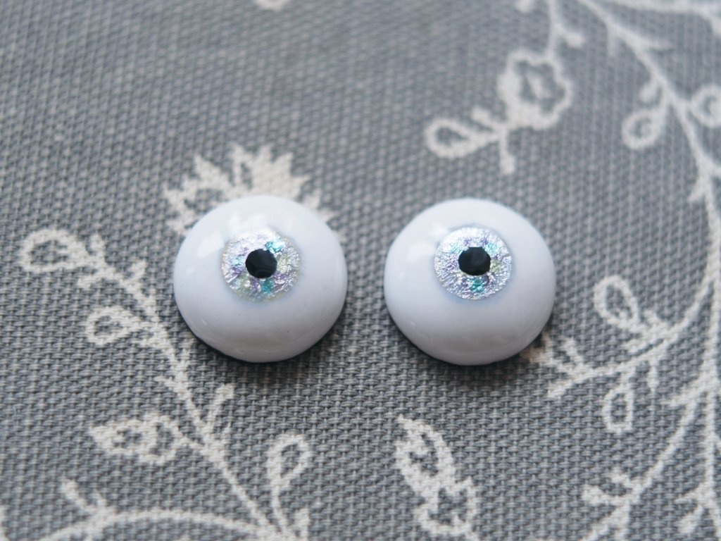 18mm/9mm 紫系水彩タイプ 七宝グラスアイ