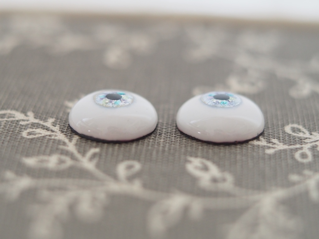 18mm/9mm 紫系水彩タイプ 七宝グラスアイ