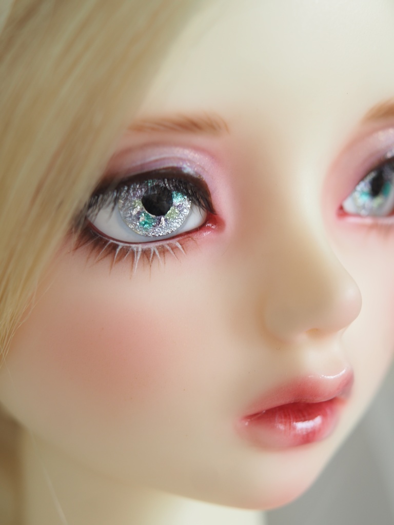 18mm/9mm 紫系水彩タイプ 七宝グラスアイ