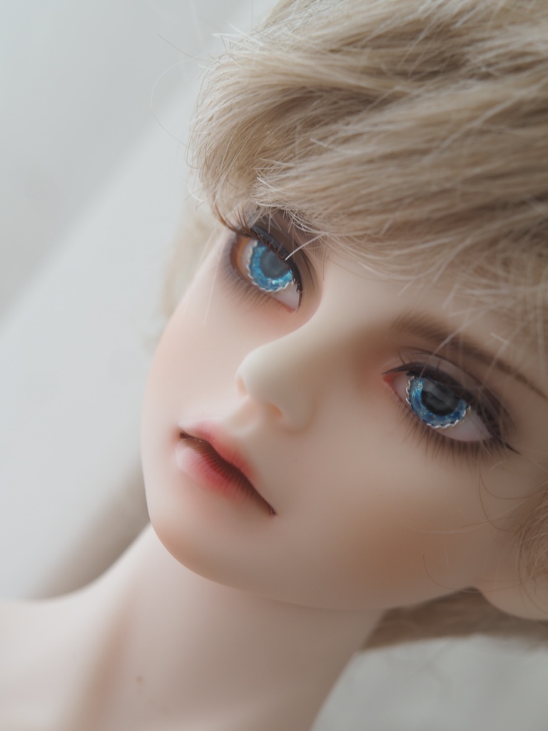 【B品】13.5mm/6mm ブルー系ジェムタイプ 七宝グラスアイ