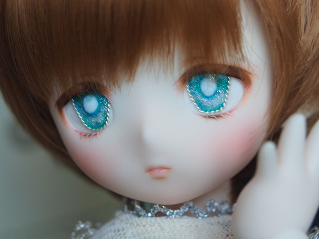 20mm/12mm-10.5mm kumako用エメラルド ジェムタイプ 七宝グラスアイ