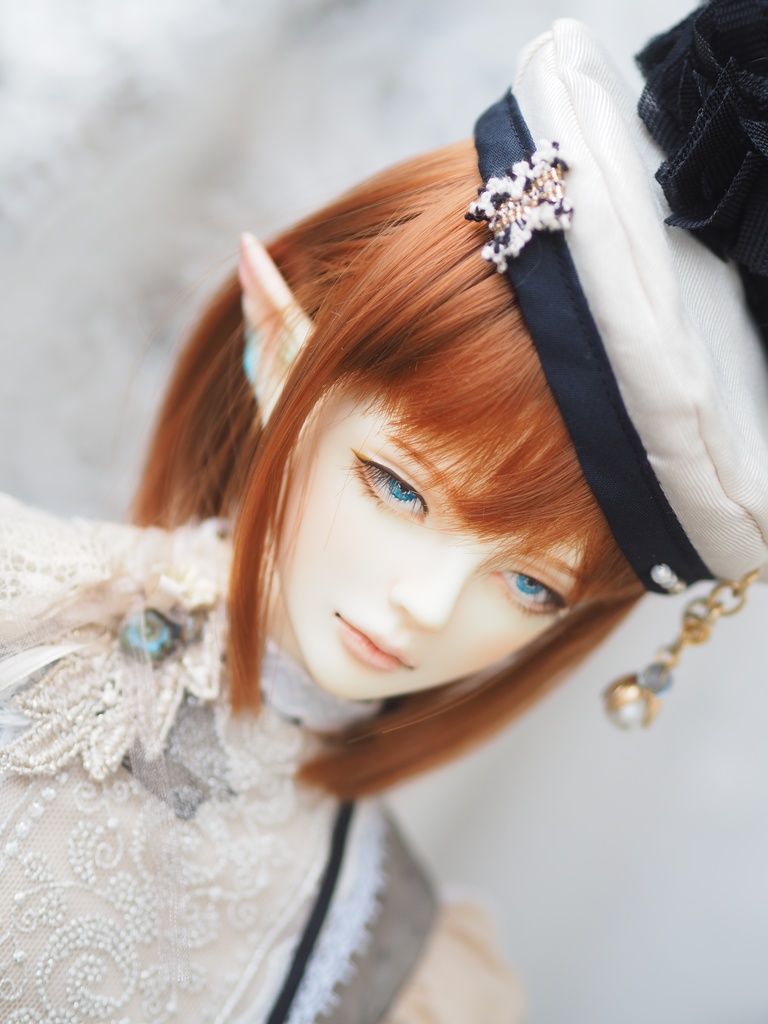 【B品】16mm/6mm 水色系小虹彩ジェムタイプ 七宝グラスアイ