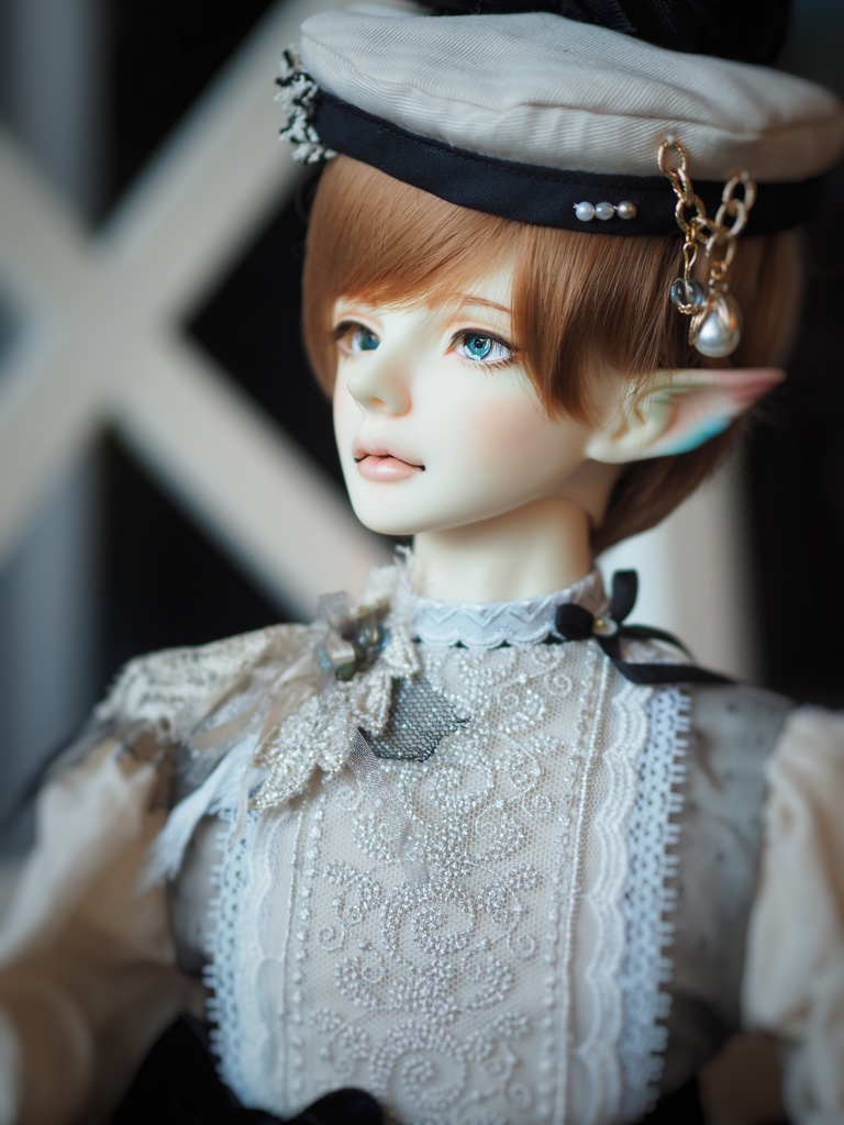 18mm/7mm ブルー×グリーン系カッパータイプ 小虹彩 七宝グラスアイ