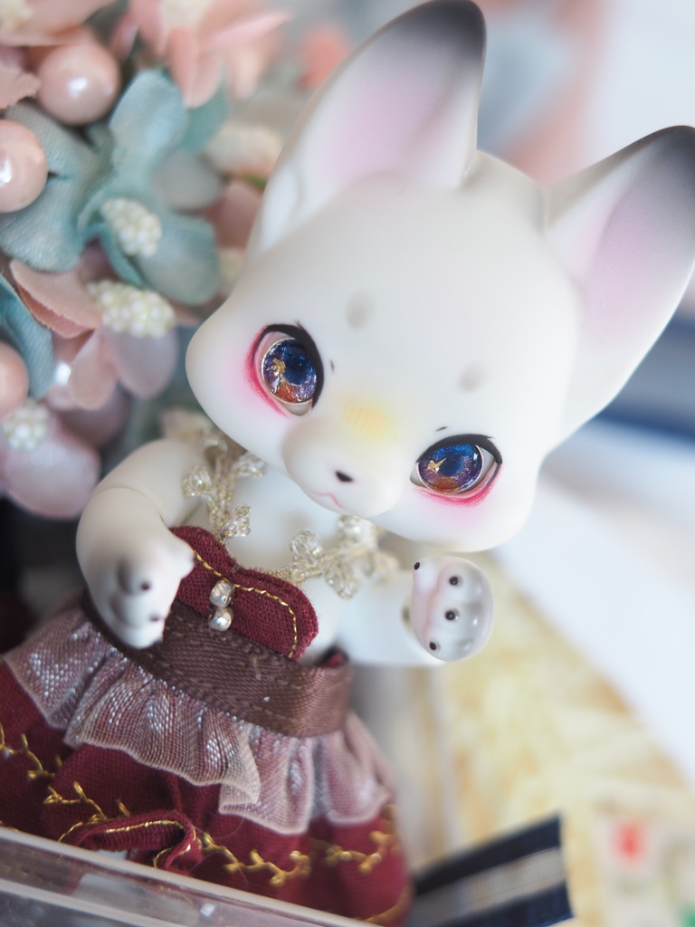 8mm/6mm 夕暮れに一番星 ジェムタイプ 七宝グラスアイ