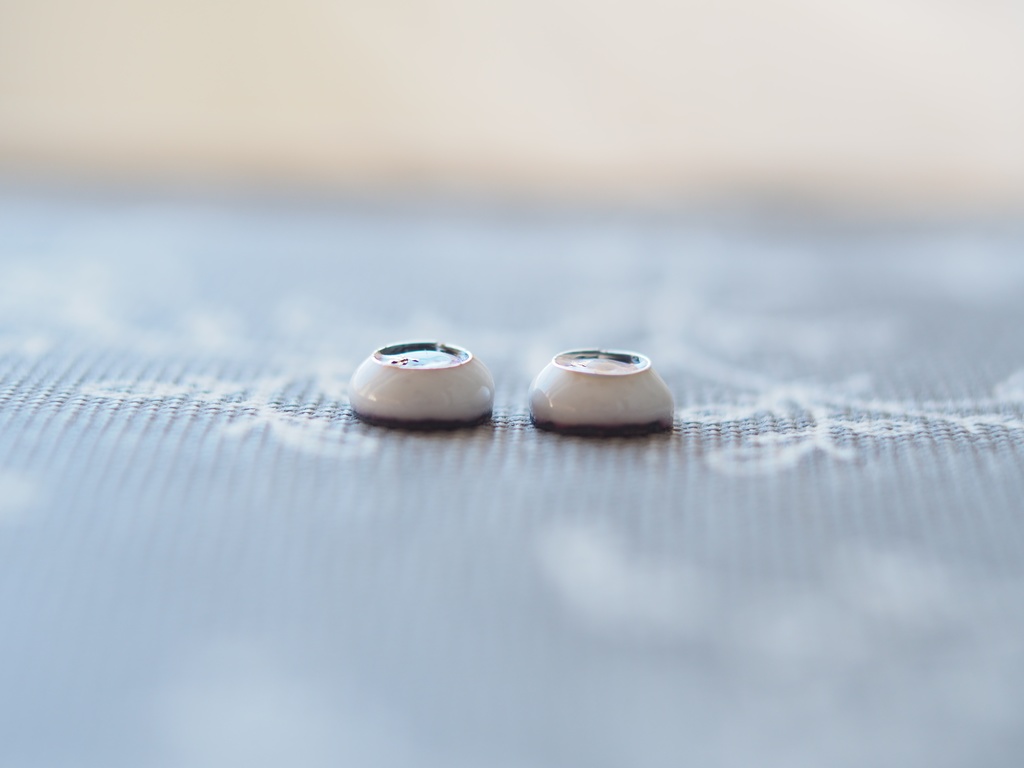 8mm/6mm 夕暮れに一番星 ジェムタイプ 七宝グラスアイ