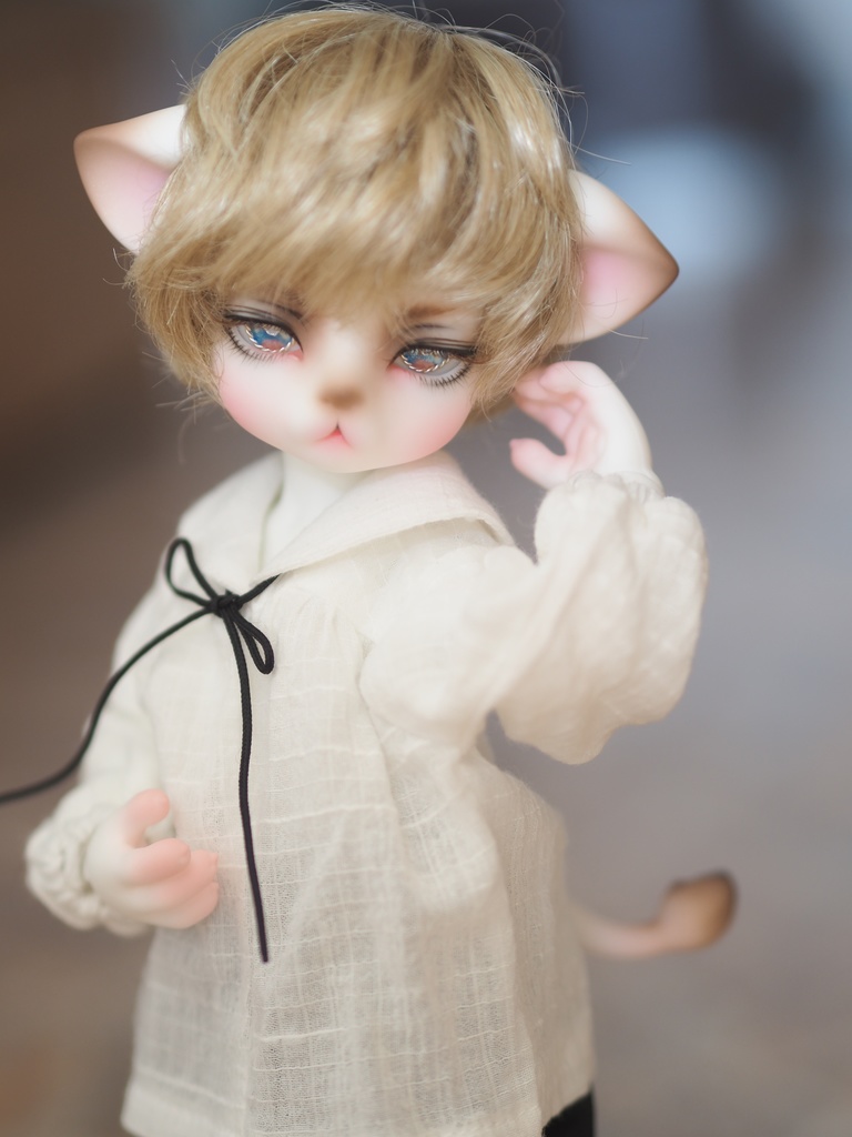 15mm/9.5-8.5mm ブルー×ピンク ジェムタイプ 七宝グラスアイ
