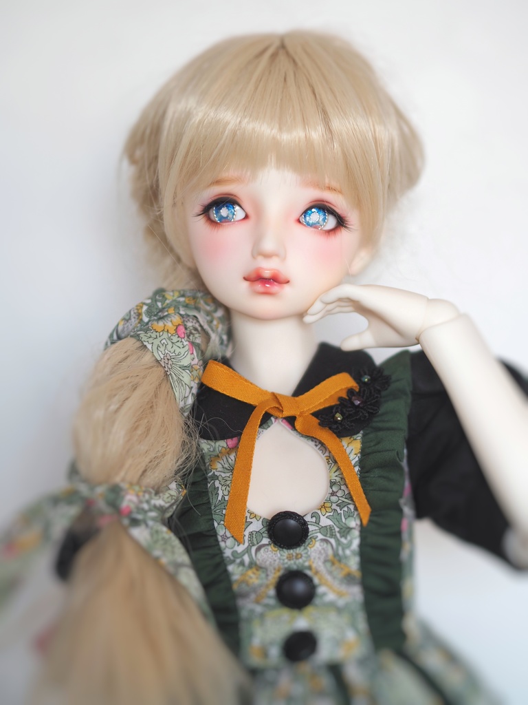 15mm/9.5-8.5mm ブルー×ピンク ジェムタイプ 七宝グラスアイ