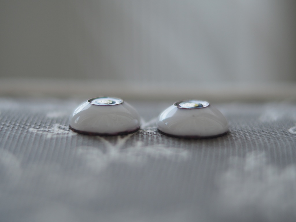 15mm/8mm 中秋の名月 カッパータイプ 七宝グラスアイ