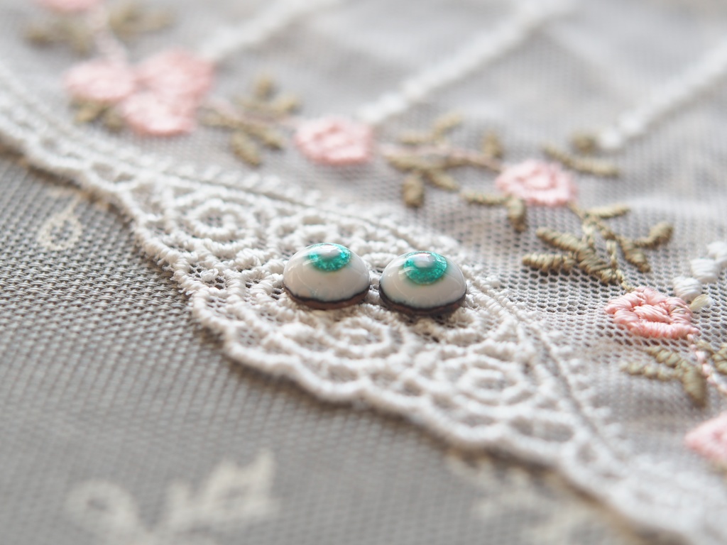 8mm/5.5-4.5mm メロンソーダ水彩タイプ 七宝グラスアイ