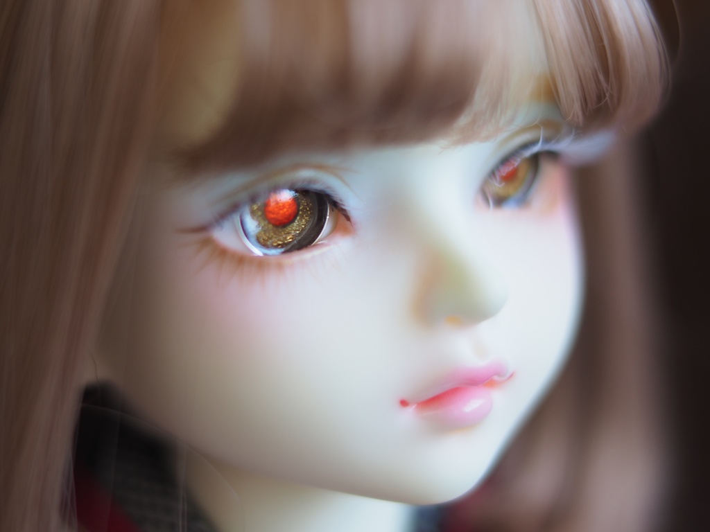16mm/8mm スタッフドオリーブ色ジェムタイプ 七宝グラスアイ