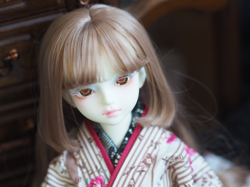 16mm/8mm スタッフドオリーブ色ジェムタイプ 七宝グラスアイ