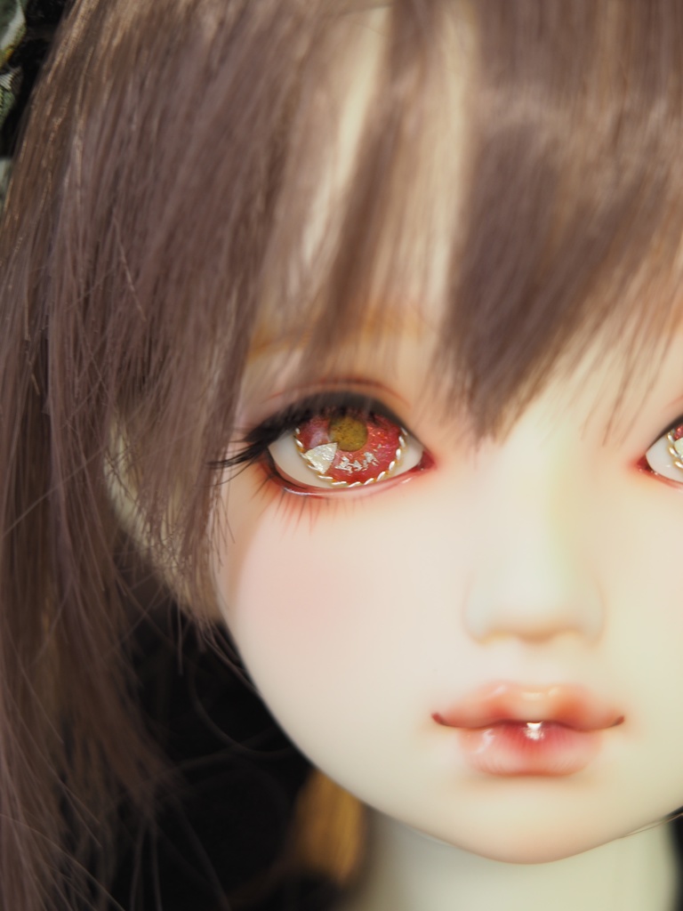 18mm/9.5mm コスモス色ジェムタイプ 七宝グラスアイ