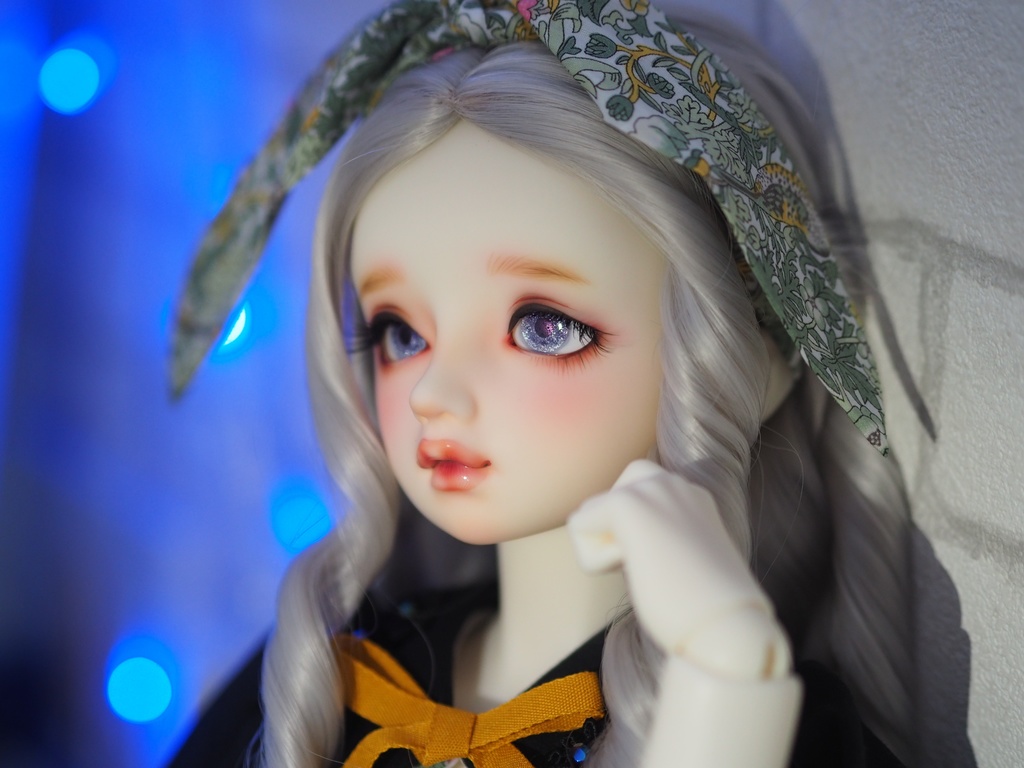 18mm/9.5mm 紫系グラデーション水彩タイプ 七宝グラスアイ