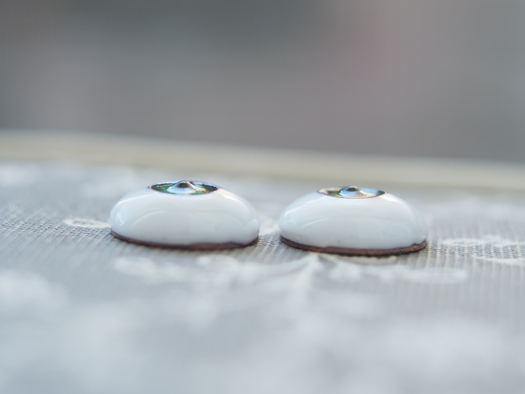 18mm/9mm グリーン系カッパータイプ 七宝グラスアイ