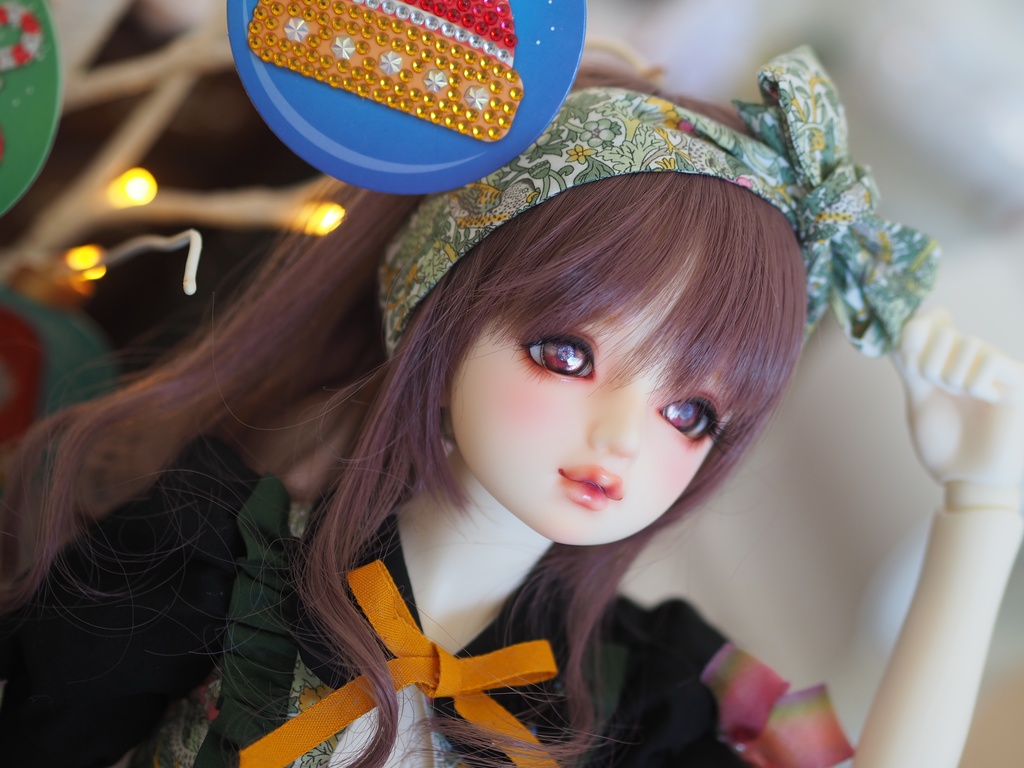 18mm/10.5mm ピンク×パープル カッパータイプ 七宝グラスアイ