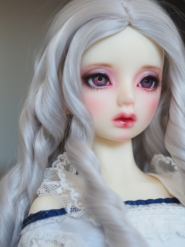 16mm/10mm ピンク×ブルー カッパータイプ 七宝グラスアイ