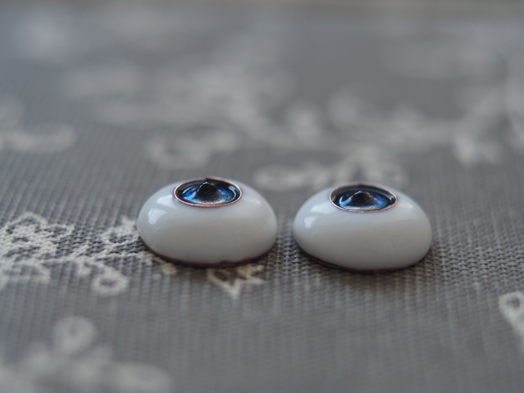 16mm/8mm 濃紺カッパータイプ 七宝グラスアイ