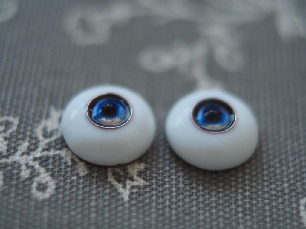 16mm/8mm 濃紺カッパータイプ 七宝グラスアイ