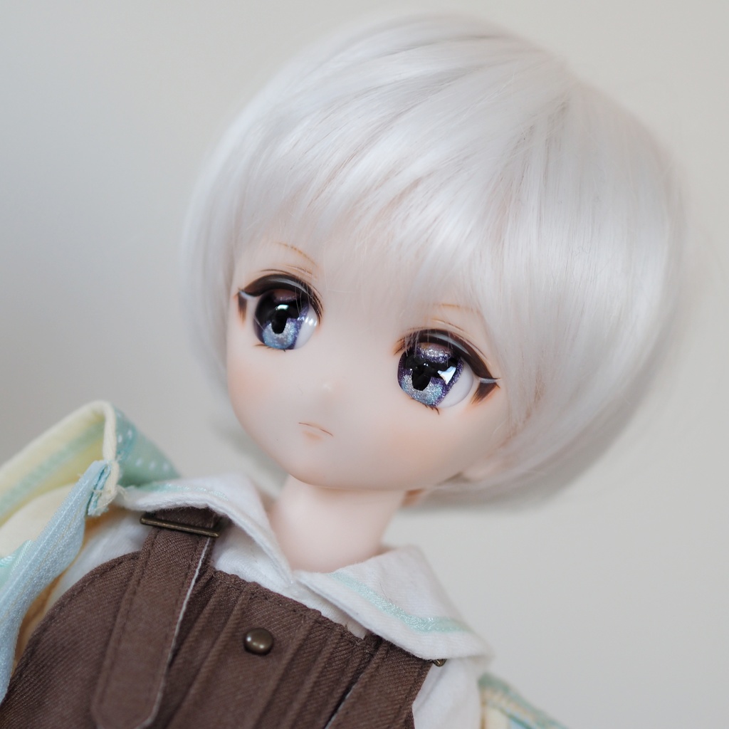 18mm/13-12mm 紫×水色 アニメ風水彩タイプ 七宝グラスアイ