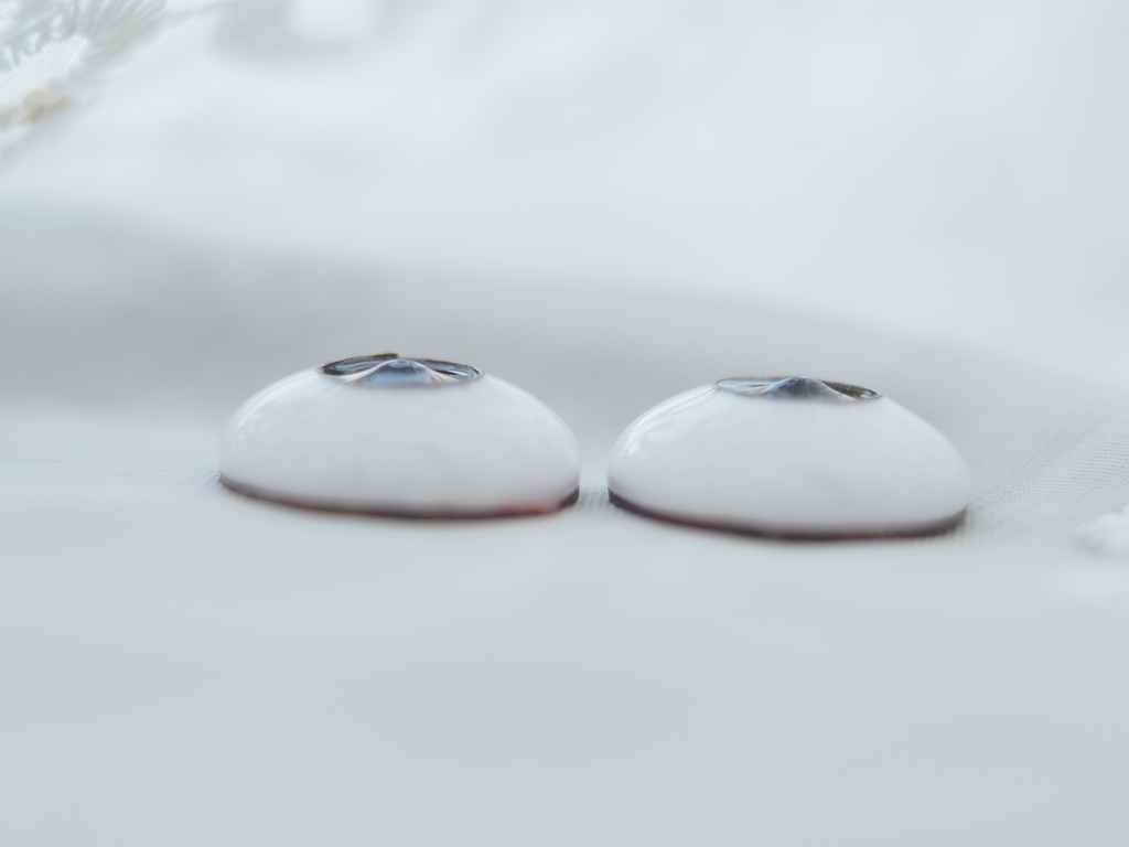 18mm/9mm グリーン系カッパータイプ 七宝グラスアイ