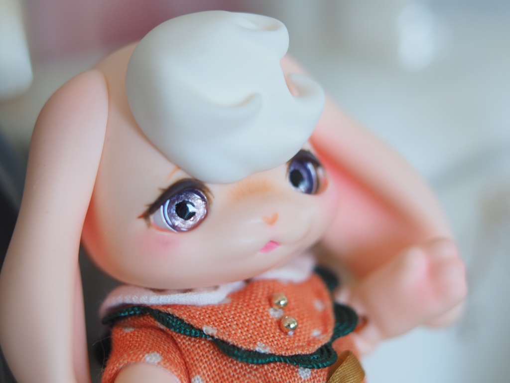 8mm/5mm パープル×ピンクグラデーション ジェムタイプ 七宝グラスアイ