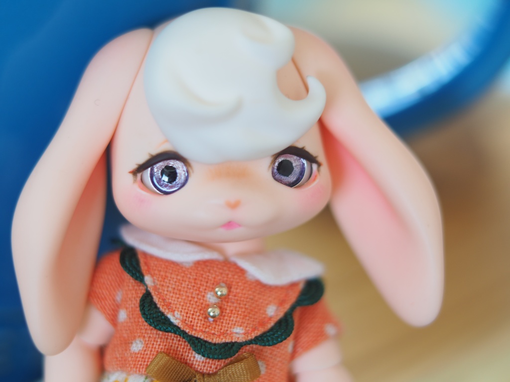8mm/5mm パープル×ピンクグラデーション ジェムタイプ 七宝グラスアイ
