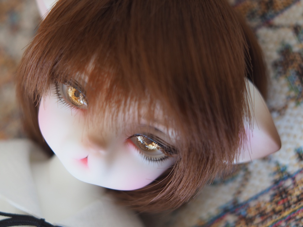 14mm/7mm ブラウンベージュ系 水彩タイプ 七宝グラスアイ