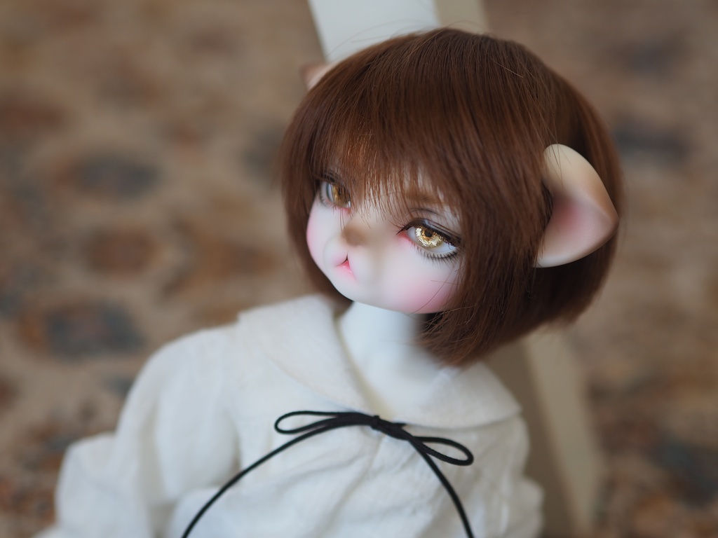 14mm/7mm ブラウンベージュ系 水彩タイプ 七宝グラスアイ