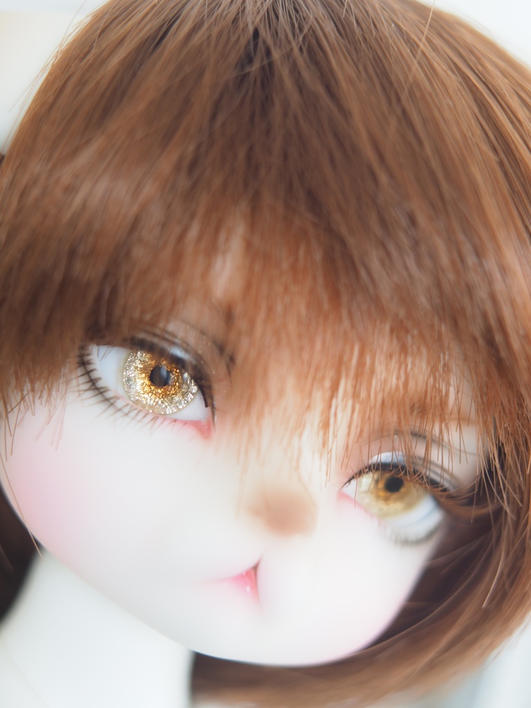 14mm/7mm ブラウンベージュ系 水彩タイプ 七宝グラスアイ