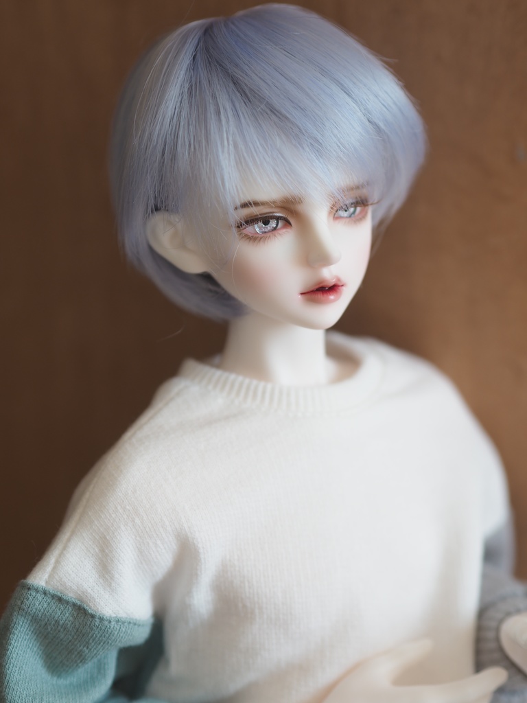 13.5mm/6mm 小虹彩シルバー系 ジェムタイプ 七宝グラスアイ