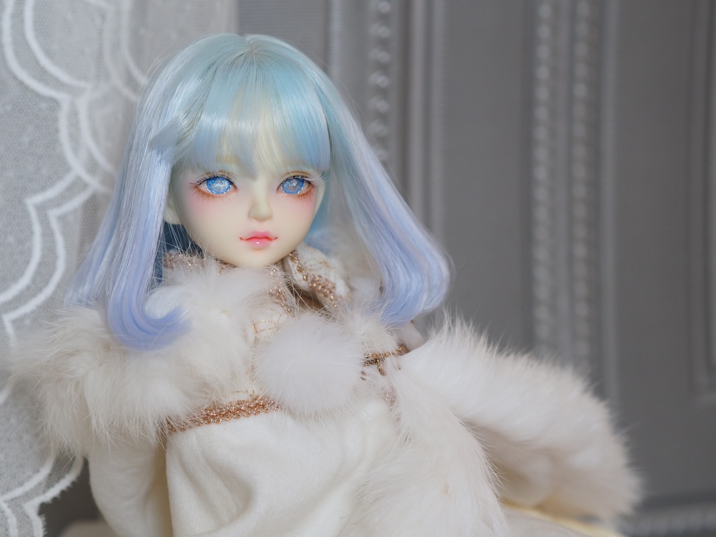 13.5mm/8mm ブルーグラデーション より線ジェムタイプ 七宝グラスアイ