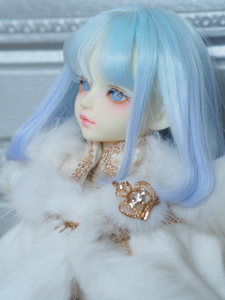 13.5mm/8mm ブルーグラデーション より線ジェムタイプ 七宝グラスアイ