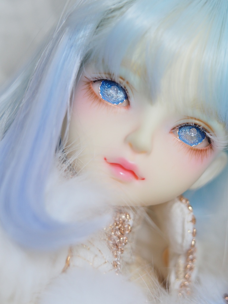 13.5mm/8mm ブルーグラデーション より線ジェムタイプ 七宝グラスアイ