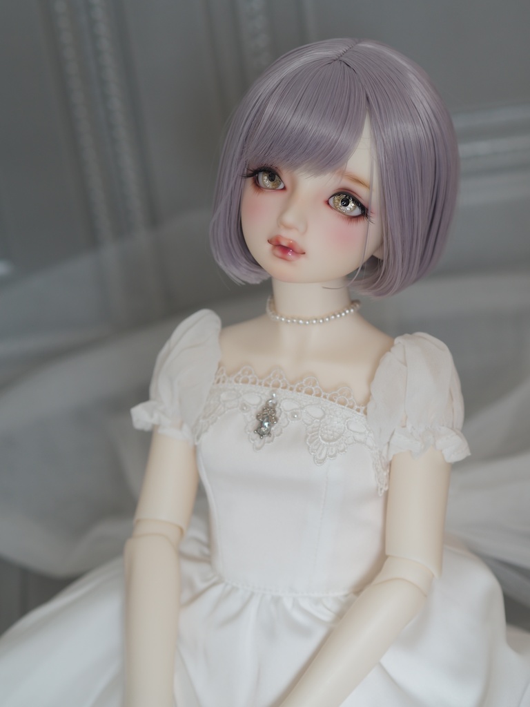 16mm/9mm ブラウンベージュグラデーション+銀箔 水彩タイプ 七宝グラスアイ