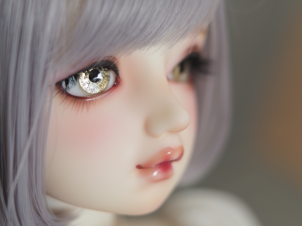 16mm/9mm ブラウンベージュグラデーション+銀箔 水彩タイプ 七宝グラスアイ