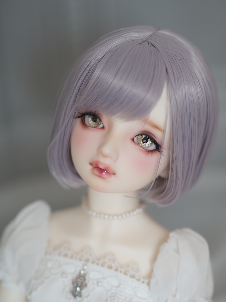 16mm/9mm ブラウンベージュグラデーション+銀箔 水彩タイプ 七宝グラスアイ