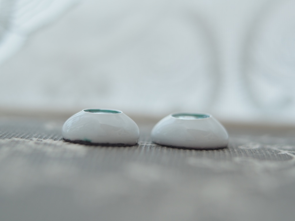 16mm/8.5mm グリーン系 ジェムタイプ 七宝グラスアイ