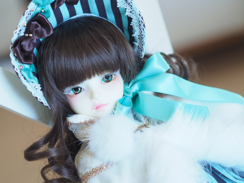 16mm/8mm チョコレートミント ジェムタイプ 七宝グラスアイ