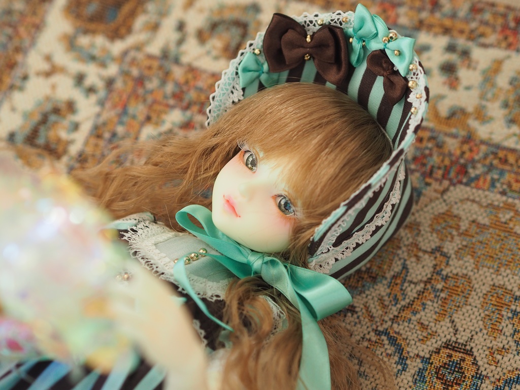 16mm/8mm グレー系 虹彩線ありジェムタイプ 七宝グラスアイ
