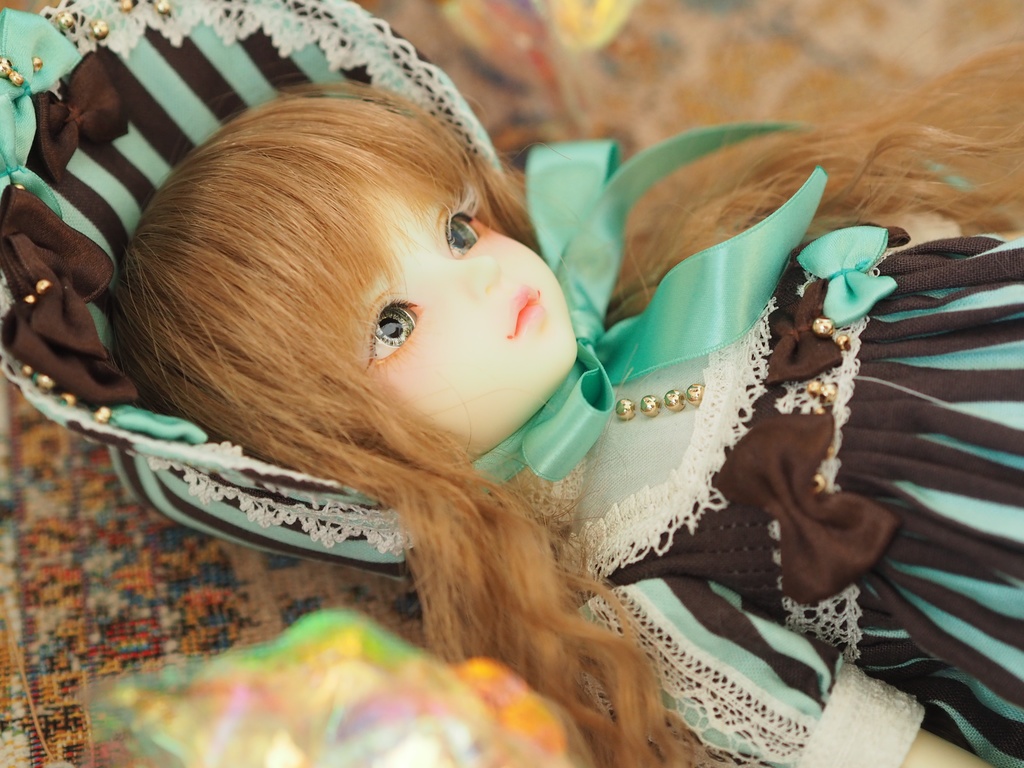 16mm/8mm グレー系 虹彩線ありジェムタイプ 七宝グラスアイ