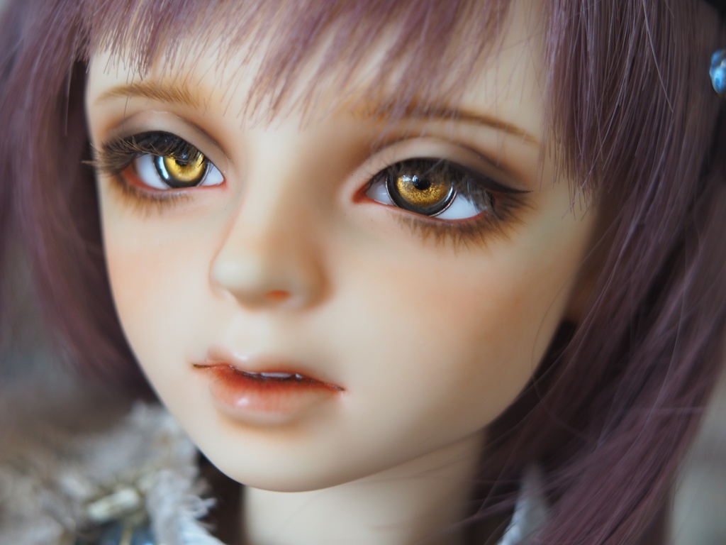 18mm/8mm 小虹彩金茶系 カッパータイプ 七宝グラスアイ