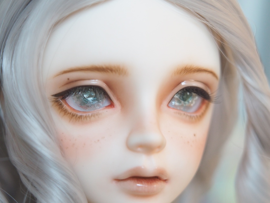 18mm/11mm グレー系水彩タイプ 七宝グラスアイ